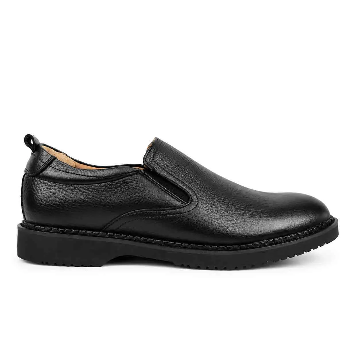 Chaussure medicale 120 noir cuir.......... miniature